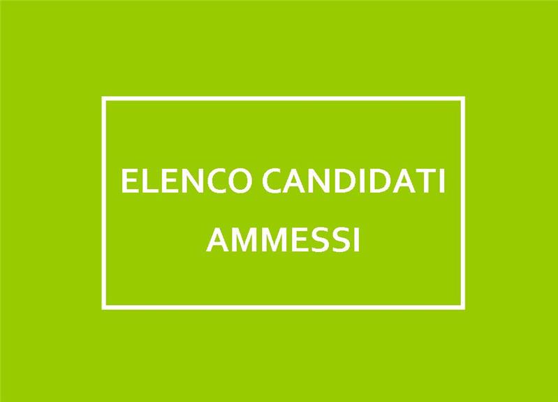 Candidati ammessi