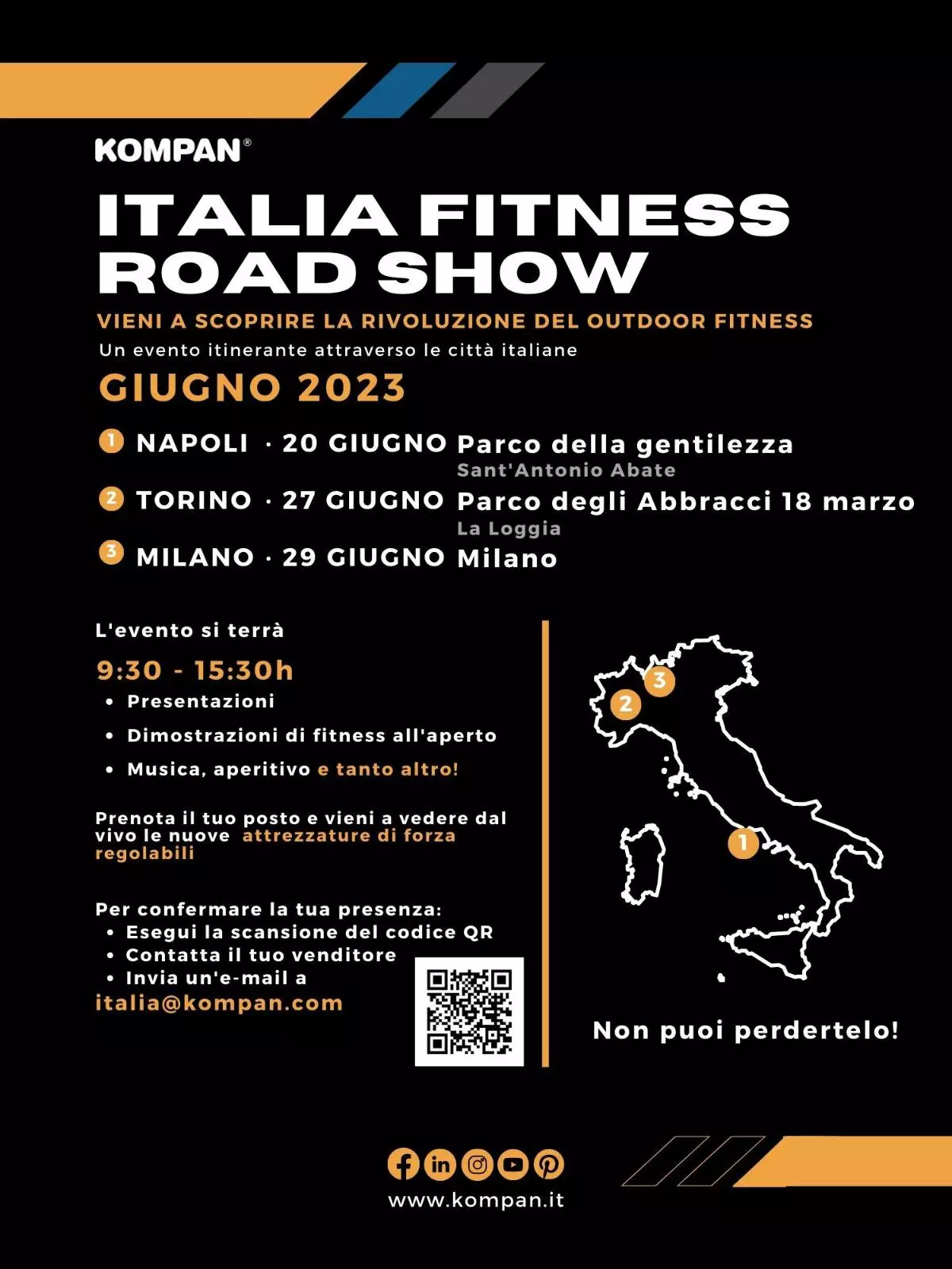 Italia fitness road show