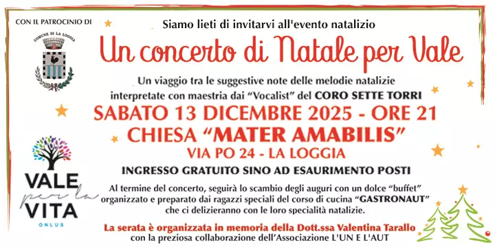 Un concerto di Natale per Vale