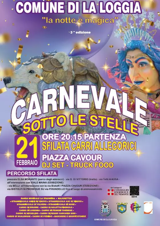 Carnevale sotto le stelle